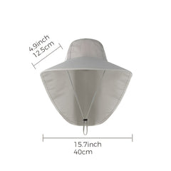 Men's Wide Brim Fishing Hat UV Protection Quick Dry Breathable