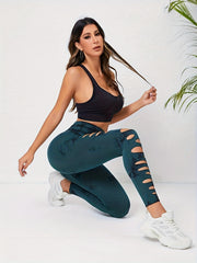 High Stretch Fitness Yoga Leggings - Quick Drying