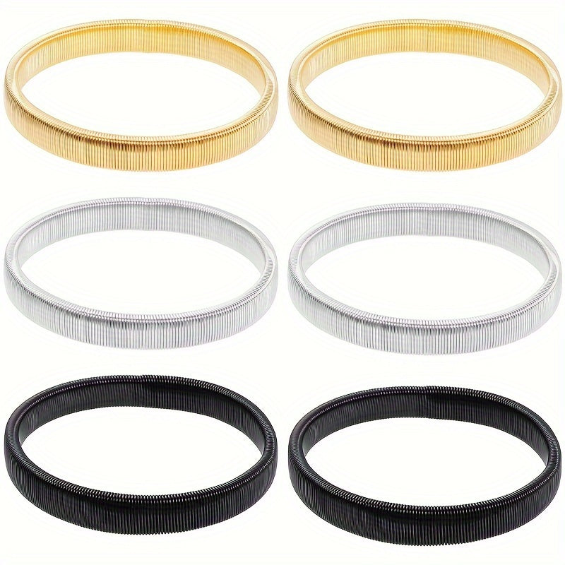 6pcs Shirt Sleeve Holders Anti Slip Sleeve Garters