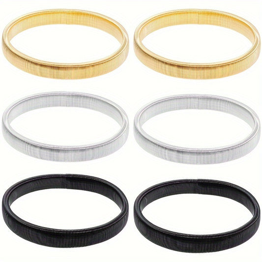 6pcs Shirt Sleeve Holders Anti Slip Sleeve Garters