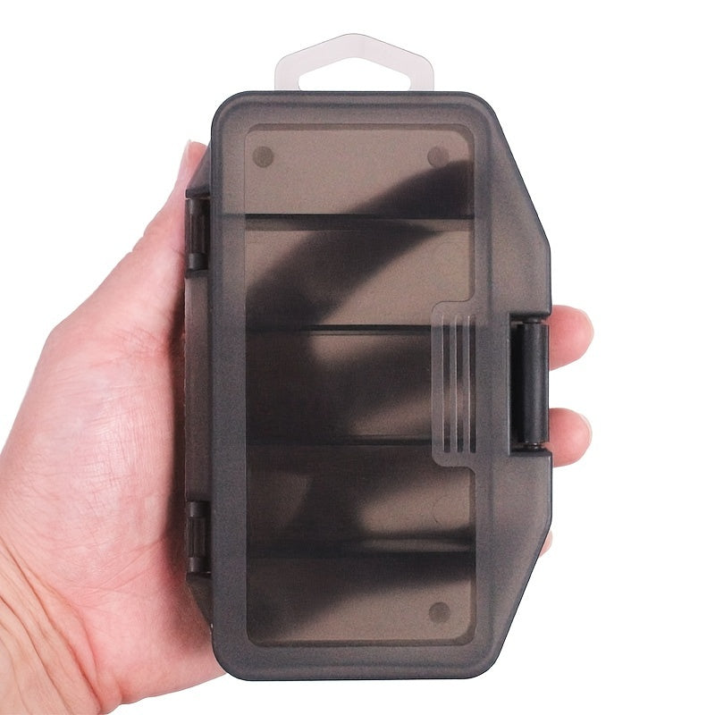 Thicken 5 Grids Fishing Tackle Storage Box Plastic Bait Organized Case