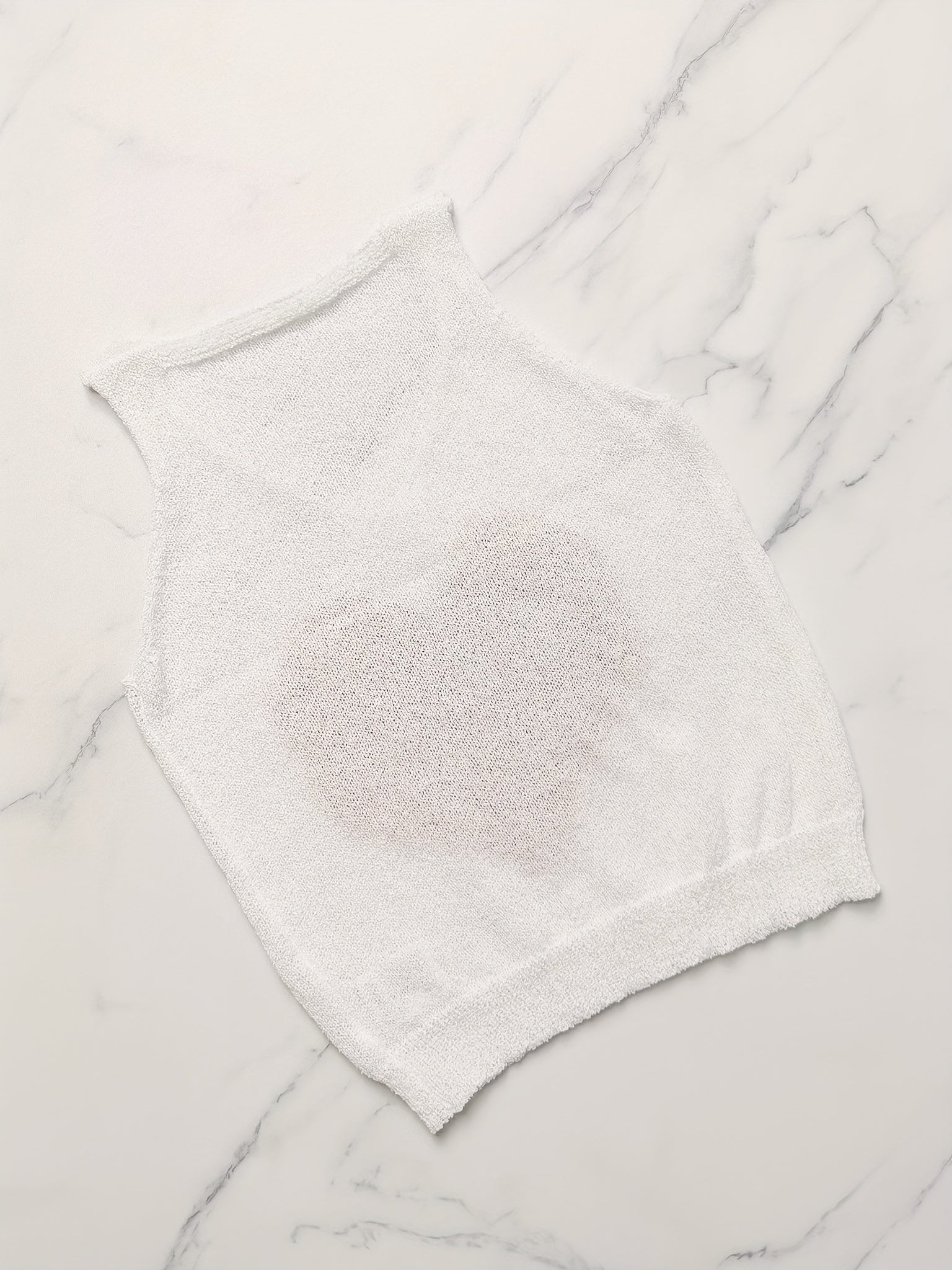 Heart Pattern Knitted Sweater Vest V-Neck Sleeveless Casual Vest