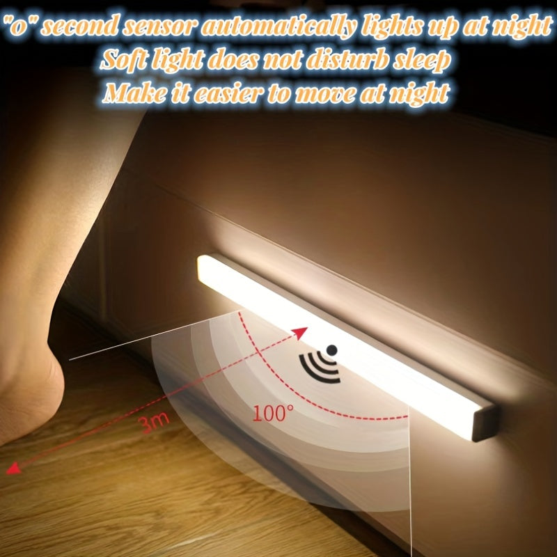 LED Motion Sensor Cabinet Light USB Rechargeable Kitchen Lights