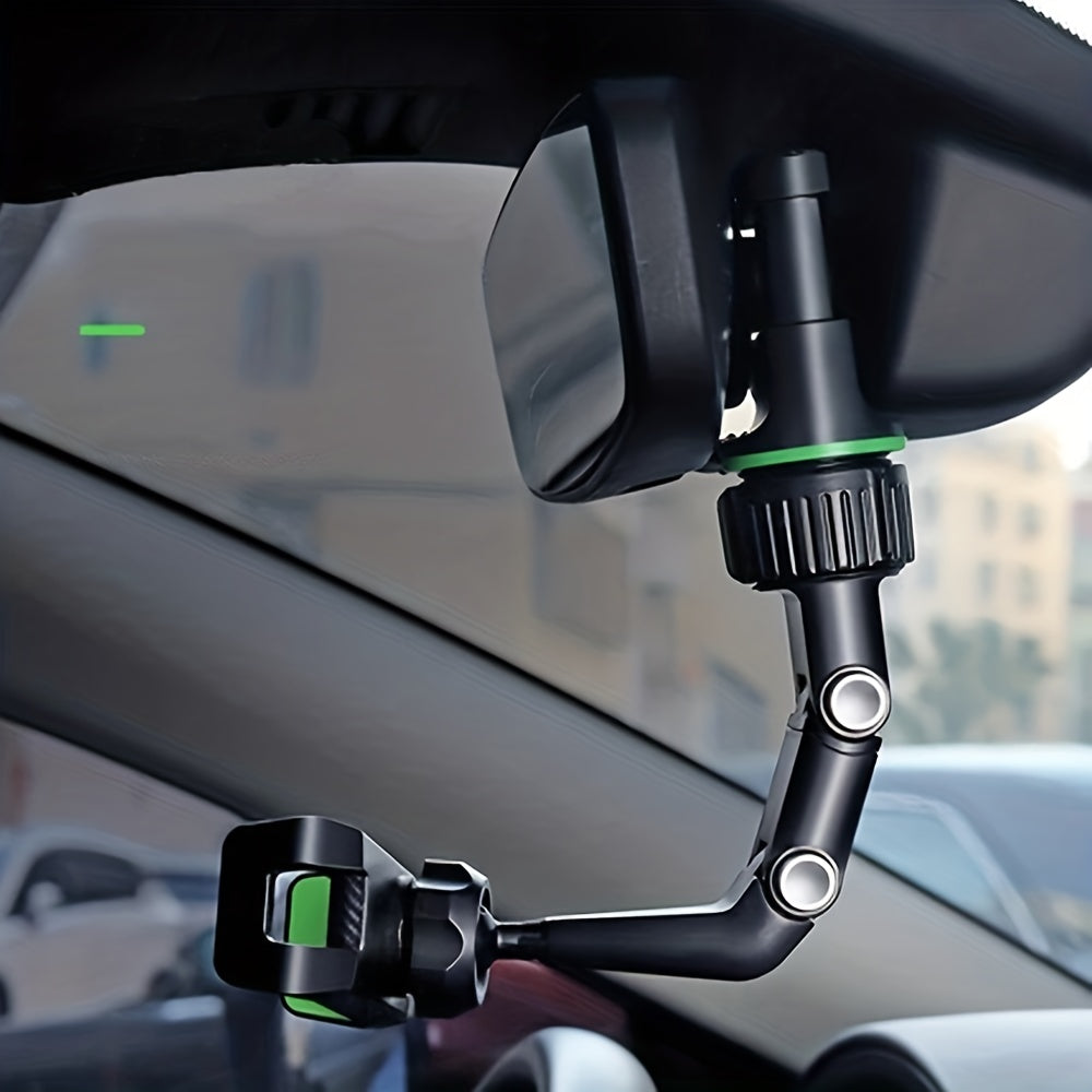 360 Rotation Car Rearview Mirror Phone Holder Mount