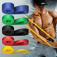 Elastic Stretching Band Resistance Levels Fitness Yoga Tension Band