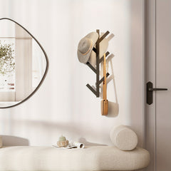 Modern Vertical Coat Rack Wall Mounted 40 64 Cm Metal Hat Rack For Wall