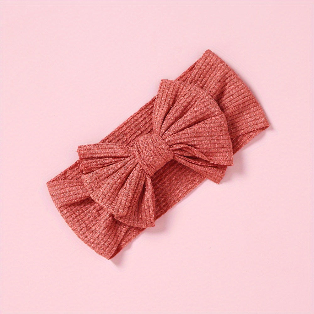 Adorable Baby Girls Bow Hairband Soft Headband Hair Accessories