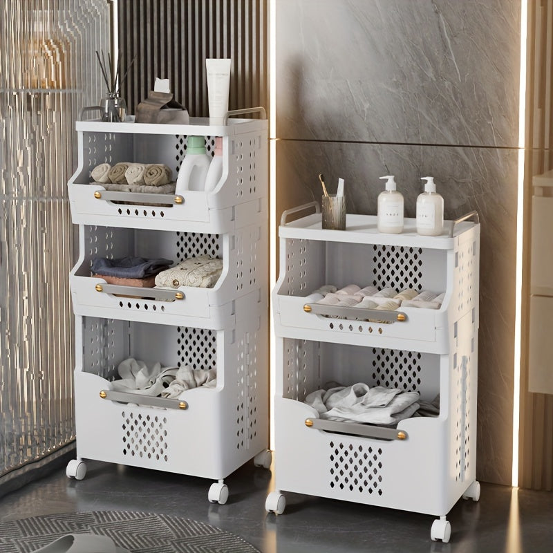1pc Laundry Basket Clothes Storage Bathroom Decor