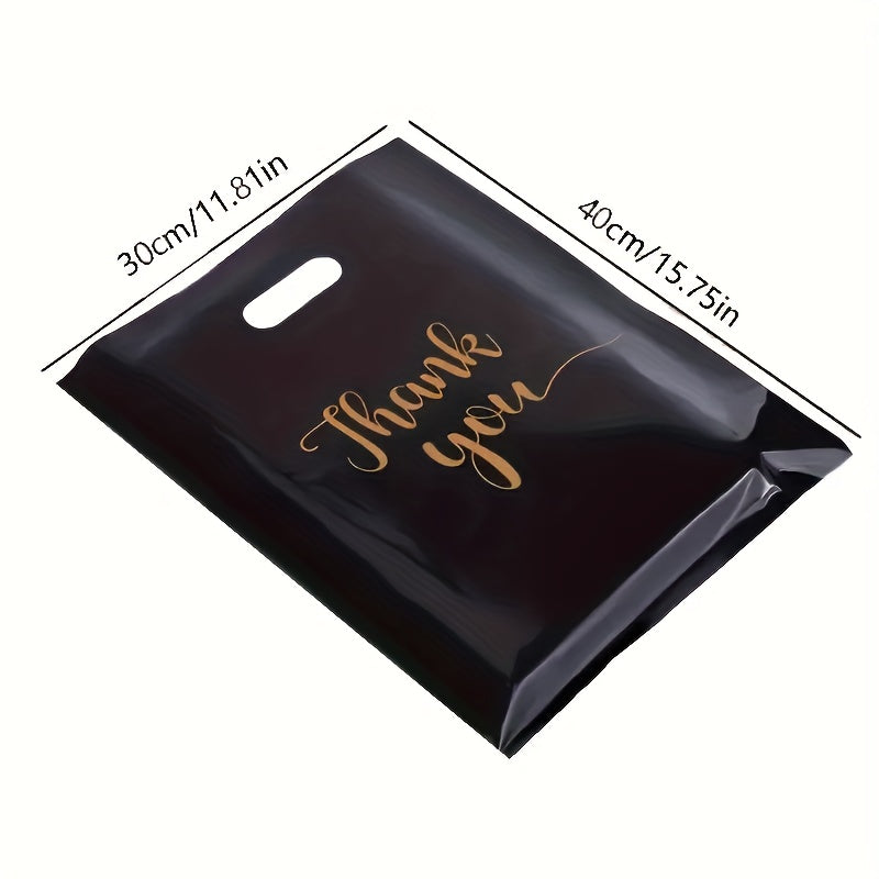 100pcs Reusable Plastic Gift Bags - Perfect for Boutiques & More