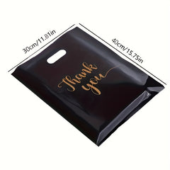 100pcs Reusable Plastic Gift Bags - Perfect for Boutiques & More