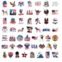 American Flag Vinyl Stickers 4th of July Decals