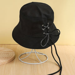 Kpop Drawstring Bucket Hat for Women & Men
