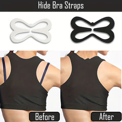 5pcs Invisible Bra Strap Clips Non slip Buckles Conceal Bra Straps