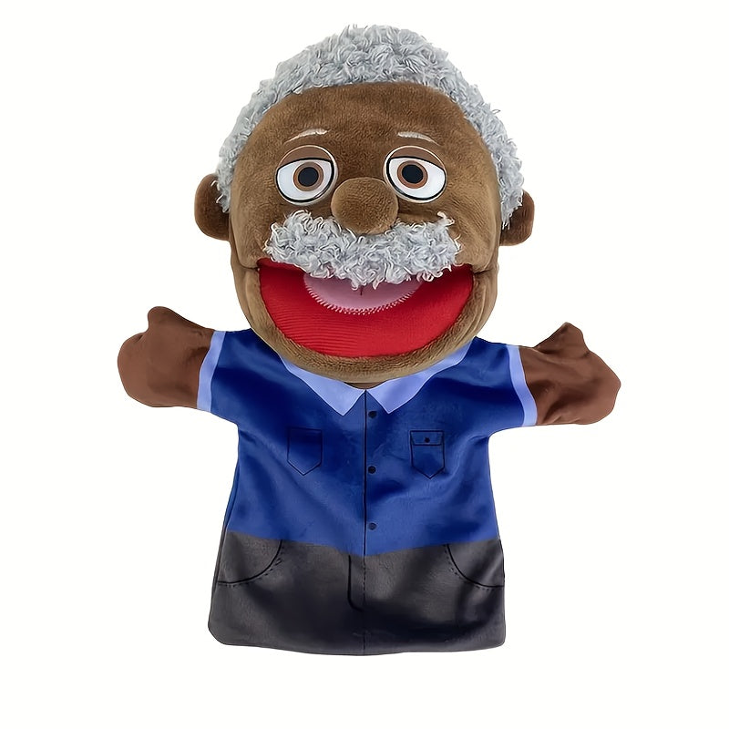 Interactive Family of Puppets for Role Playing Toys with Open Mouths