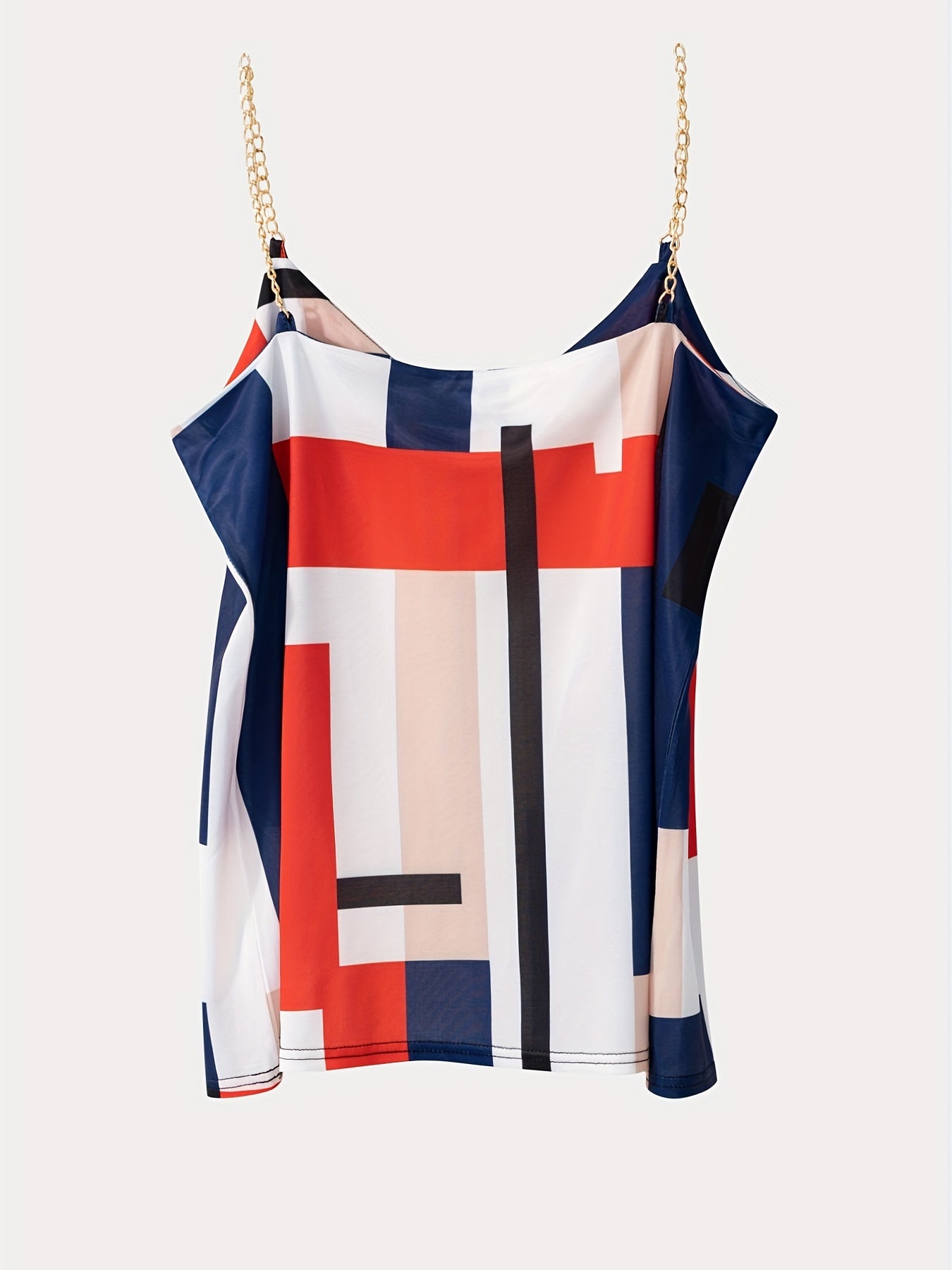 Casual V Neck Spaghetti Strap Top for Women