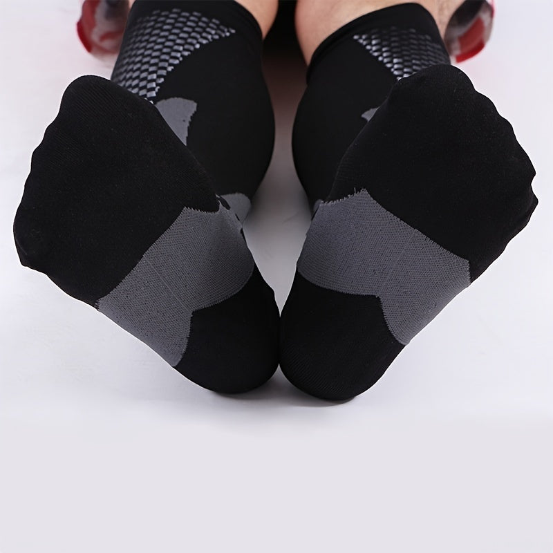 Men's 20-30 mmHg Compression Socks for Running - Knee High Socks