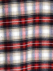 Plaid Print Long Sleeve Button Up Hoodie Drawstring Shirt Top