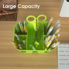 5 Compartment Pen Holder for Desk and Wall