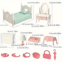 Kids Mini Games Simulation Small Scene DIY Birthday Gift