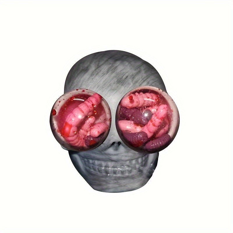 Skull Head Small Ghosts Squeezing Music Horror Funny Creativity