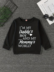 Boy's Daddy's Boy & Mommy's World Sweatshirt