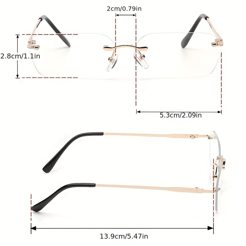 Rimless Metal Flat Mirror
