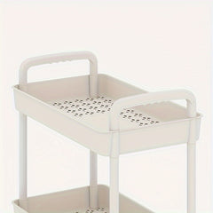 3 Tier Utility Cart Rolling Organization Cart Multifunctional Storage Shelves