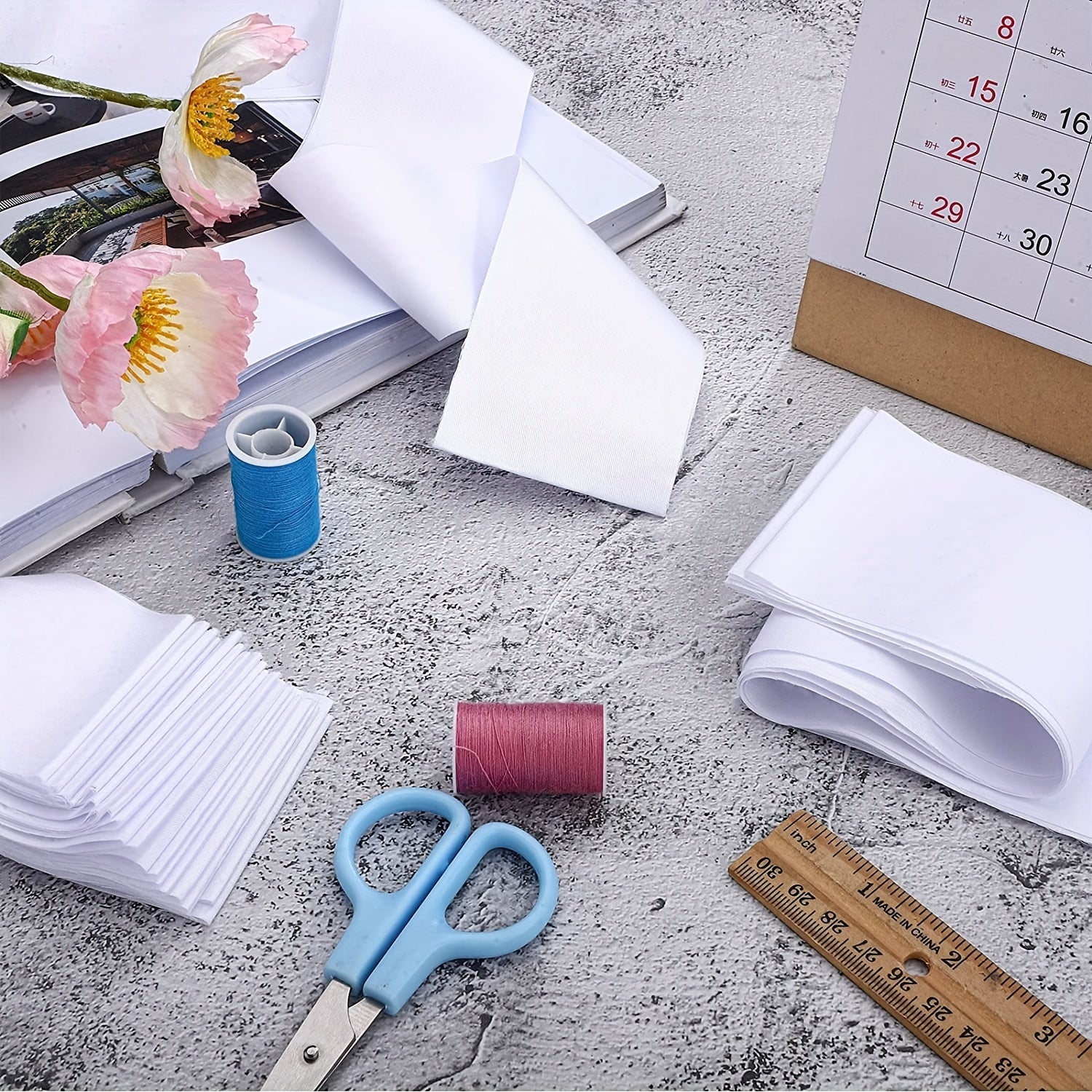 40pcs Jelly Fabric Patch Roll Quilting Strips for Sewing DIY Crafts