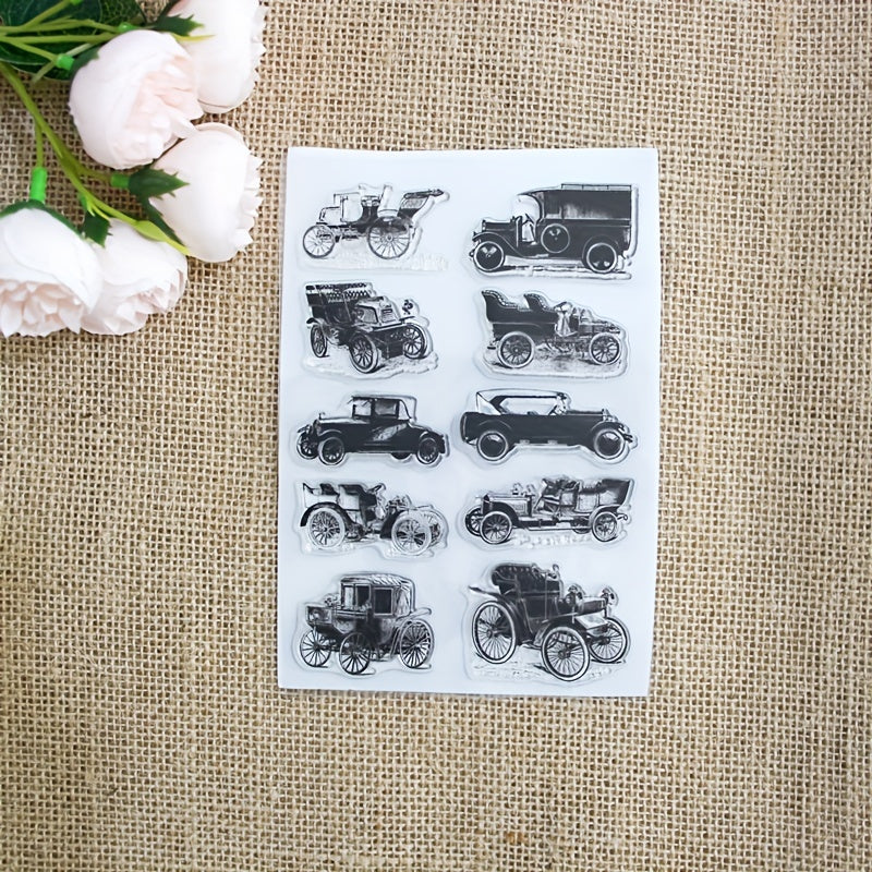 Car DIY Cartoon Stamp Decor