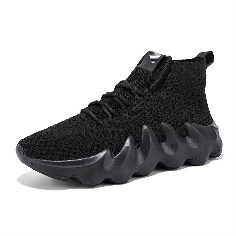 Men's Knitted Lightweight Running Shoes Spring Summer