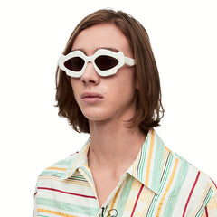 Y2K Lip Blossom Ball Dressing Mirror Unisex Sunglasses