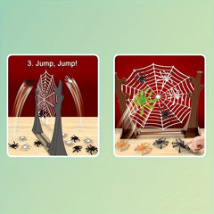 Kids Bouncing Spider Toy Game Fun Party Toy for Parent-Children Interaction