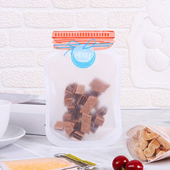 10pcs Bottle Shaped Food Storage Bags for Shopping, Parties, Birthdays