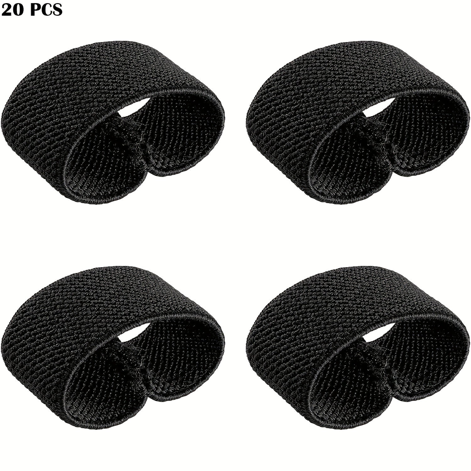 20pcs Belt Keepers Tactical Elastic Belt Loop Backpack Harness Strap Sling