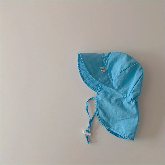 Sunscreen Shawl Baby Hat for Delicate Skin