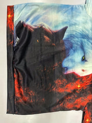 Fox Pattern 3D Printed Kids Hoodie - Street Wear