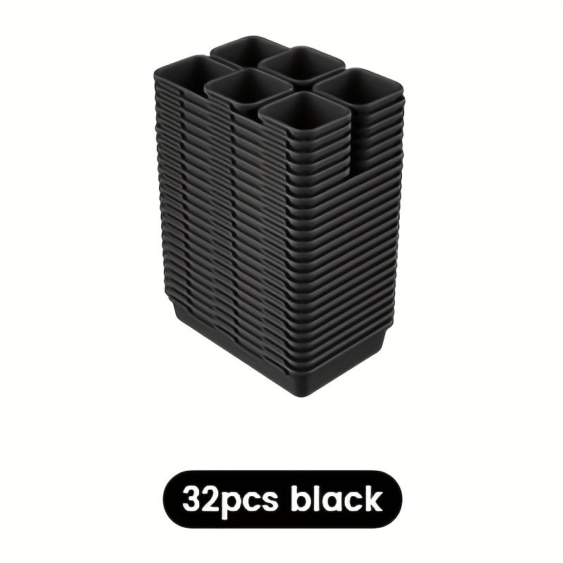 32pc Tool Storage Tray Plastic Organizer Garage Parts Storage Bin