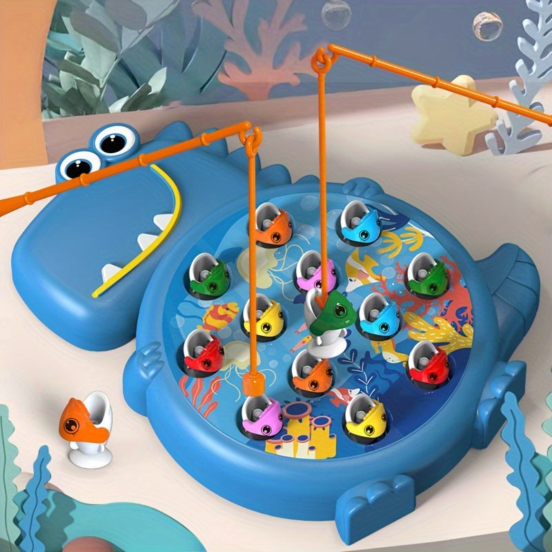 Dino Fishing Plate Set for Kids