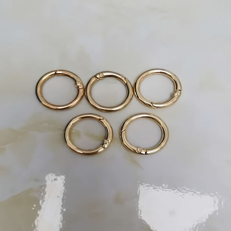 10pcs Circular Mountaineering Clasp Key Ring Fastener