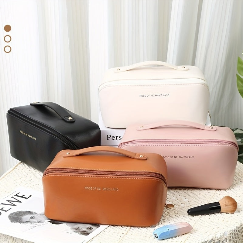 Large Capacity Travel Cosmetic Bag For Women Portable Makeup Organizer