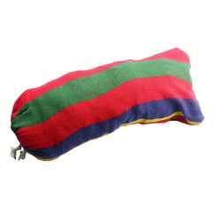 Colorful Stripe Double Hammock with Spreader Bar & Storage Bag