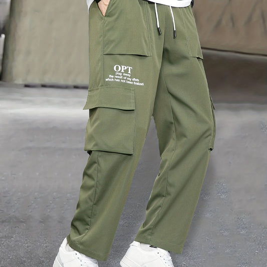 Men's Relaxed Fit Cargo Pants with Pockets