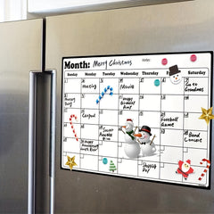 Fridge Calendar Magnetic Dry Erase Whiteboard Stickers