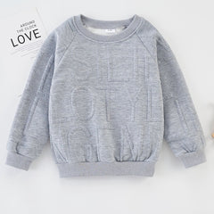 Toddler Boy Letter Pattern Sweatshirt