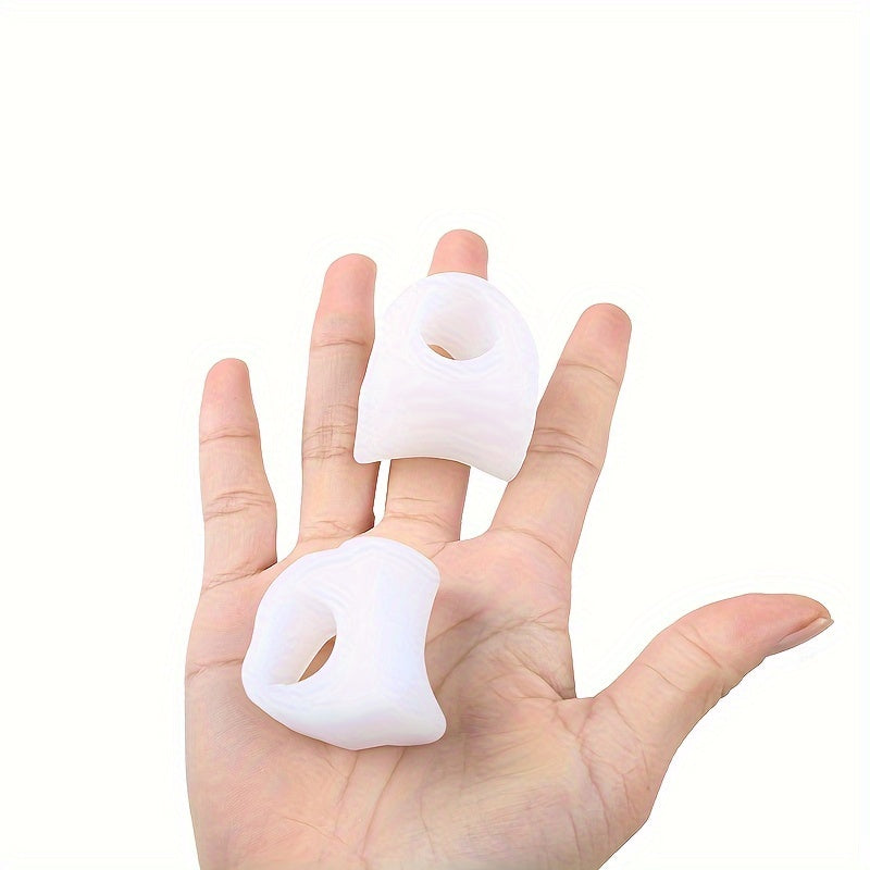 Toe Separators for Bunions and Crooked Toes - Set of 4 Gel Straighteners
