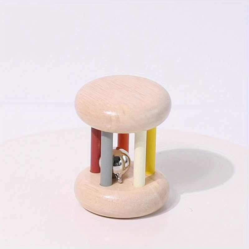 6pcs Wooden Rattle Toy Set Infant Soothing Music Toys