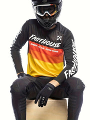Men's Long Sleeve Motorcycle Off road T shirt Quick Drying Breathable Top