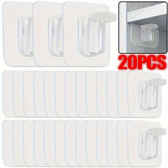 20Pcs Cabinet Shelf Holder Kitchen Shelf Clips Bracket Support Hook