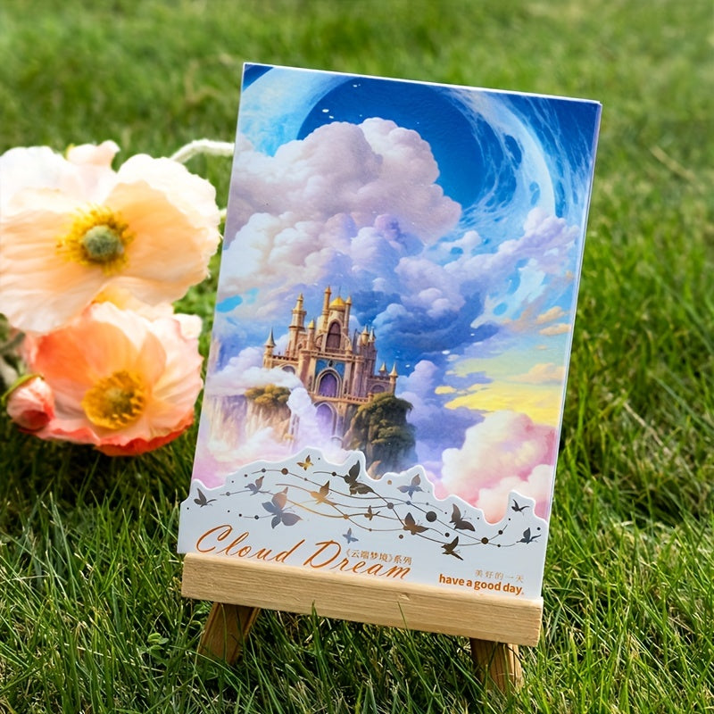 Fun & Creative Cloud Dream Landscape Journal Stickers