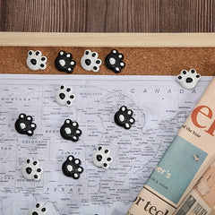 20pcs Animal Paw Push Pins for Cork Board, School Supplies & Office Decoration